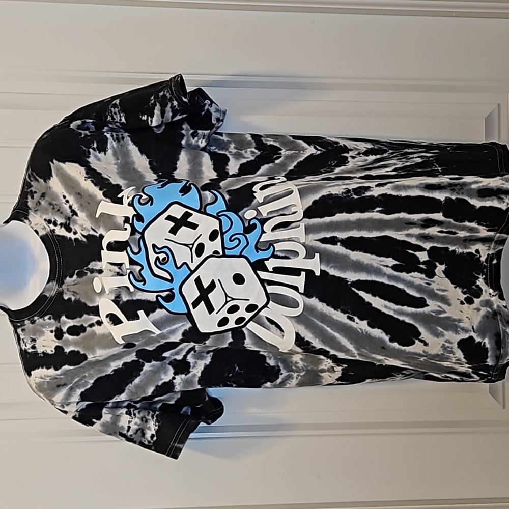 *NWOT* Pink Dolphin Tie Dye Tee